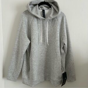 Lululemon Athletica Smooth Spacer Pullover Hoodie in Heather Light Gray sz Small